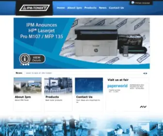 IPM.com.tr(Toner Manufacturer) Screenshot