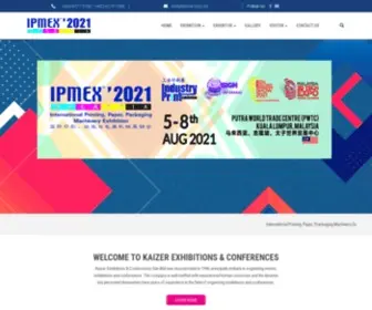 Ipmex.com(Kaizer Exhibitions & Conferences Sdn Bhd) Screenshot