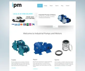 Ipmpumps.co.uk(Industrial Pumps and Motor Supply) Screenshot