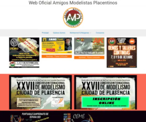Ipmsespana.es(Web Oficial Amigos Modelistas Placentinos) Screenshot