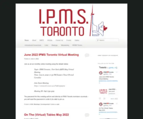 Ipmstoronto.com(IPMS Toronto) Screenshot