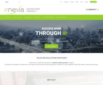 Ipnexia.com(Telecom solution providers for the business world) Screenshot