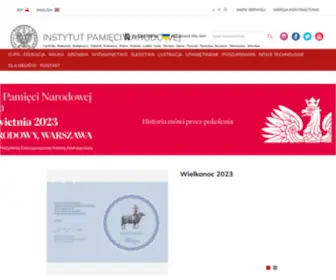 IPN.gov.pl(Instytut Pamięci Narodowej) Screenshot