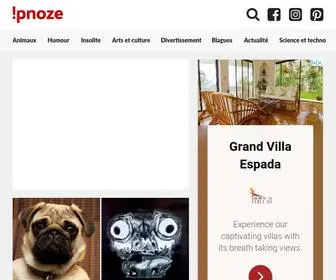 Ipnoze.com(Le premier média social de la francophonie mondiale) Screenshot