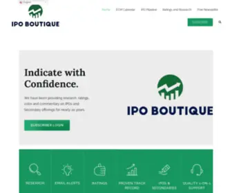 Ipoboutique.com(The track record) Screenshot