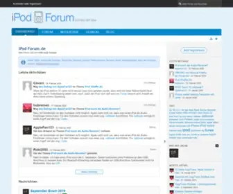 Ipod-Forum.de(Dein Forum rund um den iPod) Screenshot