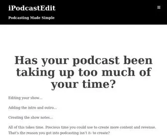 Ipodcastedit.com(Your Podcast Guide) Screenshot