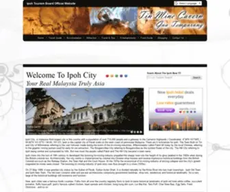 Ipoh-City.com(Ipoh Tourism Board Official Website) Screenshot