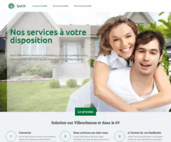Ipol.fr(Immobilier Villeurbanne) Screenshot