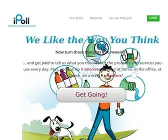 Ipoll.com(Paid Surveys Online) Screenshot
