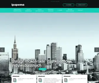 Ipopemasecurities.pl(IPOPEMA Securities) Screenshot