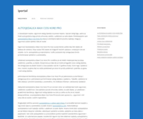Iportal.com.hr(Aktualne) Screenshot
