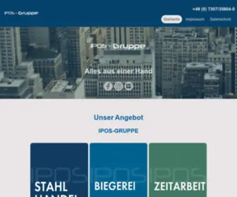 Ipos-Gruppe.de(Startseite) Screenshot