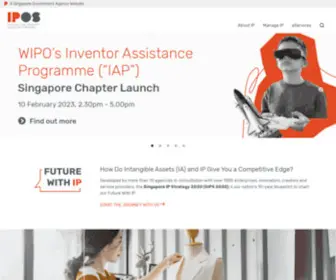 Ipos.gov.sg(Intellectual Property Office of Singapore (IPOS)) Screenshot