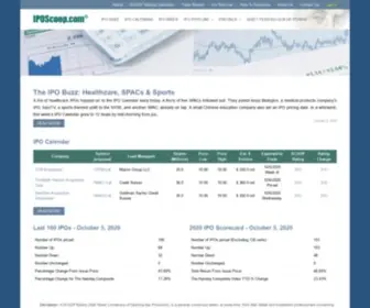 Iposcoop.com(IPO) Screenshot