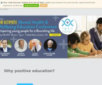 Ipositive-Education.net(International Positive Education Network) Screenshot