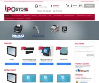 IpoStore.com(IPOSTORE Votre Distributeur de solutions informatiques professionnelles à moindre coût) Screenshot