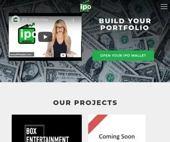 Ipowallet.com(IPO Wallet) Screenshot