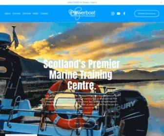 Ipowerboat.co.uk(RYA, SQA & MCA Maritime Training Centre) Screenshot