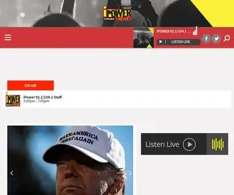 Ipowerrichmond.com(IPower 92.1/104.1 FM) Screenshot
