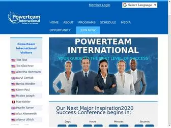 Ipowerteam.com(Powerteam International) Screenshot