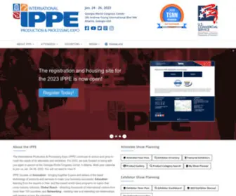 Ippexpo.org(The International Production & Processing Expo Web Site) Screenshot
