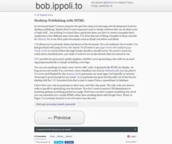 Ippoli.to(Bob Ippolito (@etrepum) on Haskell) Screenshot