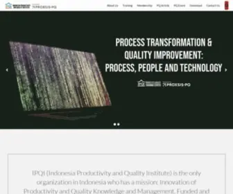 Ipqi.org(IPQI Productivity dan Quality Leader di Indonesia) Screenshot