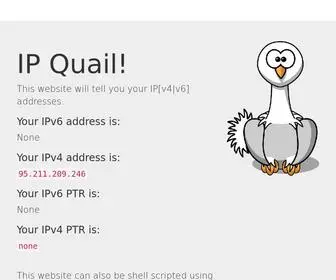 Ipquail.com(IP Quail) Screenshot