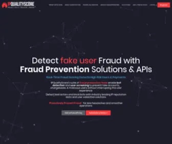 Ipqualityscore.com(Fraud Detection) Screenshot