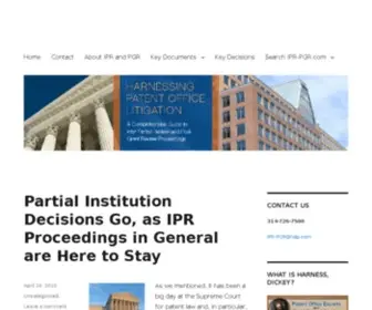 IPR-PGR.com(PTAB Proceedings) Screenshot