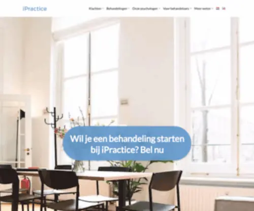 Ipractice.nl(Direct aan de slag bij een psycholoog die bij je past) Screenshot