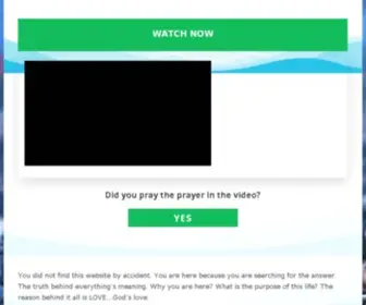 Iprayedtheprayer.org(Pray the prayer) Screenshot