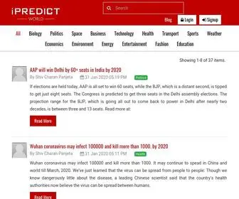 Ipredict.world(Top predictions made by the experts) Screenshot