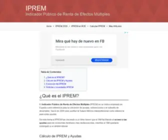Iprem.com.es(Indicador) Screenshot