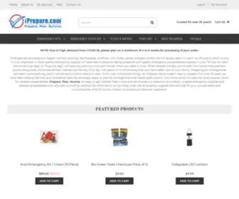 Iprepare.com(Emergency kits) Screenshot