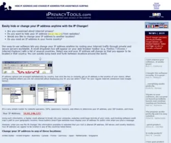Iprivacytools.com(Change IP Address and Hide IP Address) Screenshot
