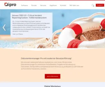 Ipro-Consulting.de(Lösungen für Geschäftsprozessmanagement und Qualitätsmanagementsysteme) Screenshot