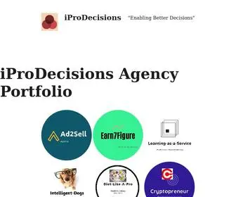 Iprodecisions.com(Enabling Better Decisions) Screenshot