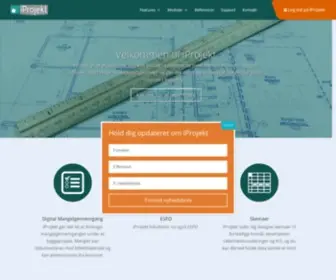 Iprojekt.dk(ProjektWeb, Udbud og Mangelgennemgang samlet og smart) Screenshot