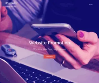 Ipromo.in(Promote Your Site) Screenshot