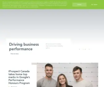 Iprospect.ca(Digital Performance on a Global Scale) Screenshot