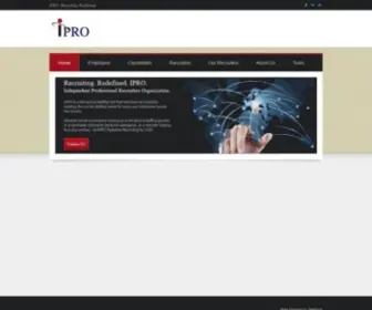 Iprostaffing.com(IPRO Staffing) Screenshot
