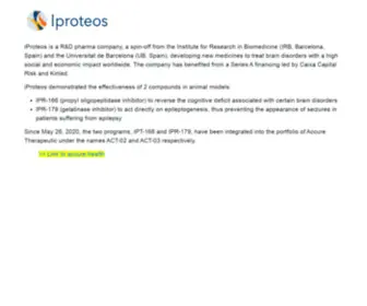 Iproteos.com(Alojamiento web) Screenshot