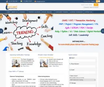 Iproxel.com(Corporate training) Screenshot