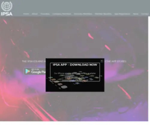 Ipsa.org.uk(Homepage) Screenshot