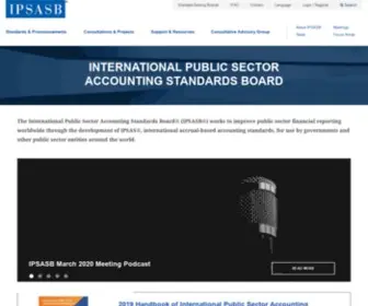 Ipsasb.org(IFAC) Screenshot