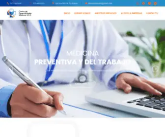 Ipscem.com(Centro de Especialidades Médicas S.A.S) Screenshot