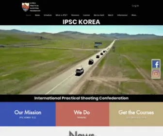 Ipsckorea.org((사)대한실용사격연맹) Screenshot