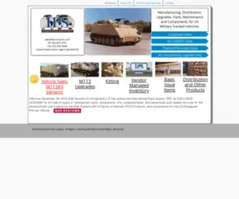 Ipscorpusa.com(International Parts Supply) Screenshot